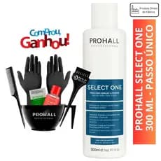 Prohall Select One 300ml - Tratamento + Aplicação + Óleo + Sache