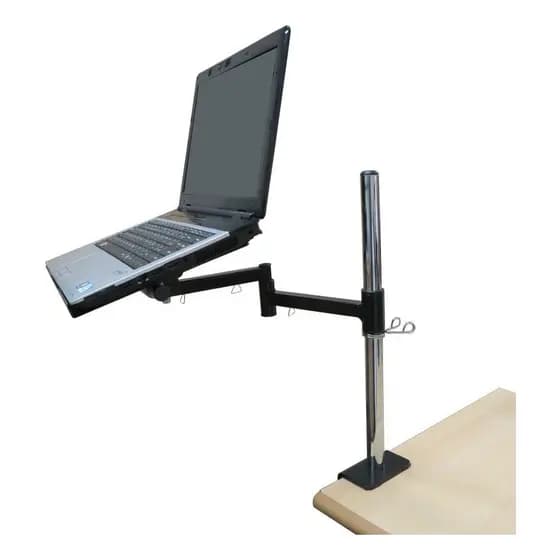 Suporte De Monitor/notebook Mesa Articulado Com Regulagem
