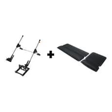 Kit Mouse Pad + Apoio Digitação + Suporte Notebook