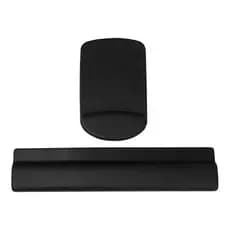 Kit Mousepad + Apoio Ergonômico Teclado Confortável Em Pu