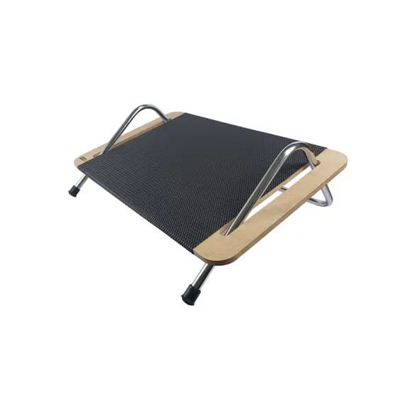 Apoio Para Os Pés Ergonômico Com Regulagem de Inclinação de Aço e Madeira - Profoot 15 C