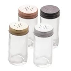 Pote de Vidro Porta Tempero/Saleiro 80ml Lyor Cores Aleatórias Porta Condimentos Utensílios Cozinha