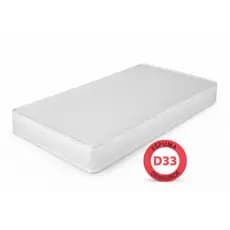 Colchão Espuma D33 Conforto 188 X 88 X 12 Cm Tamanho Solteiro Casal Infantil Criança Macio Cor Branco