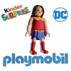Mulher Maravilha Coleção DC Playmobil Kinder ovo