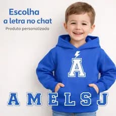 Moletom Infantil Unissex Canguru Estampado Moleton Masculino Moletom Menino Linha Premium personalizado