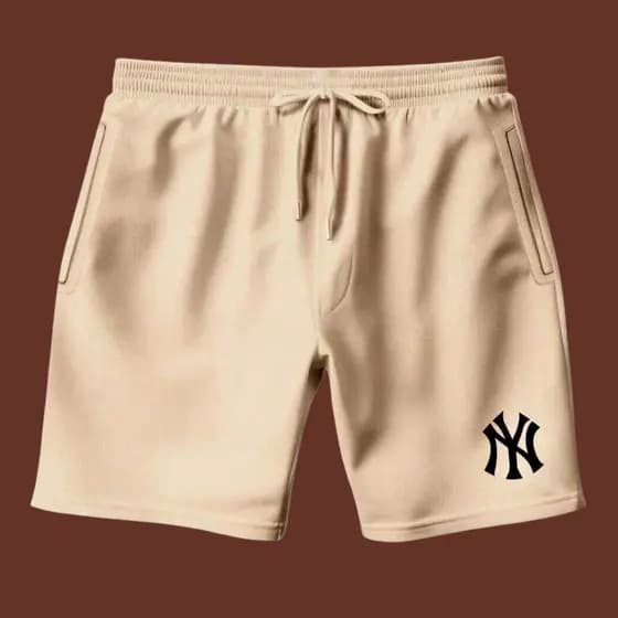 Bermuda Infantil Moletom New york Short Menino Juvenil Para Criança Bermuda Moletom Estampado Premium