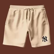 Bermuda Infantil Moletom New york Short Menino Juvenil Para Criança Bermuda Moletom Estampado Premium