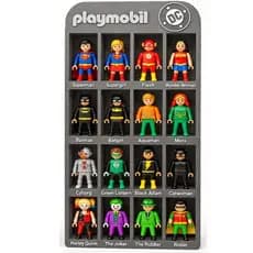 Kinder Ovo Dc Playmobil Coleção Completa 2026 Bonecos Mulher Maravilha Coringa Batman Mera Harley quinn Robin flash Gato