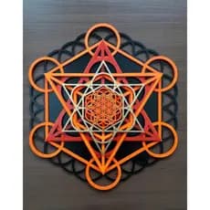 Geometria Sagrada Personalizada 40cm em MDF