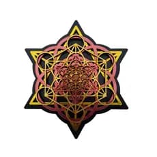 Geometria Sagrada Mandala Prosperidade Cubo de Metatron