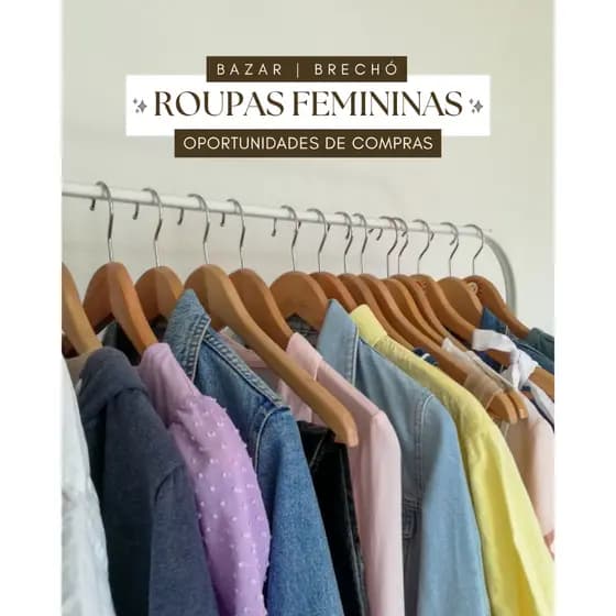 Diversas Blusas e camisetas femininas - Moda feminina - Camisa mulheres SHEIN e HERING- Bazar/Brechó