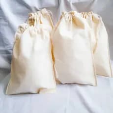 25 saquinhos  25x20cm em algodão cru organizador decoração Reutilizavel