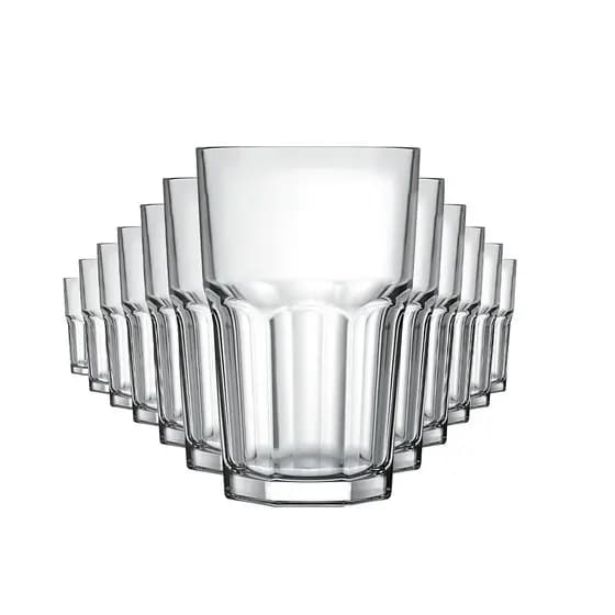 Jogo 12 Copo De Vidro Casual 360ml Class Home