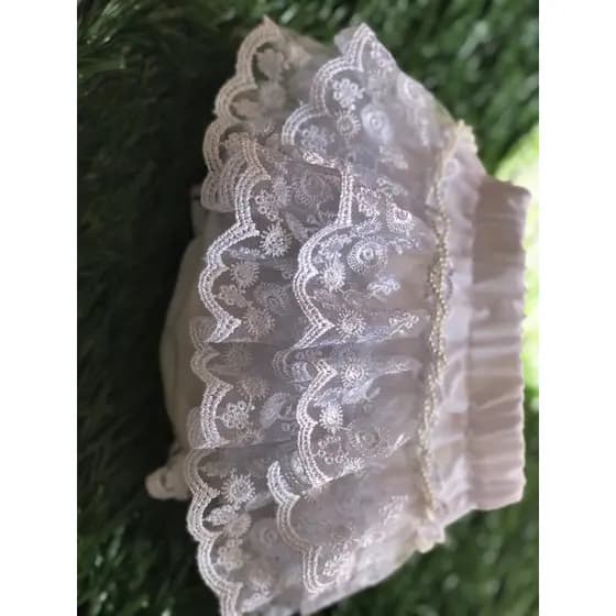 Calcinha Infantil Branca de Renda Modelo Bunda Rica – Conforto e Delicadeza