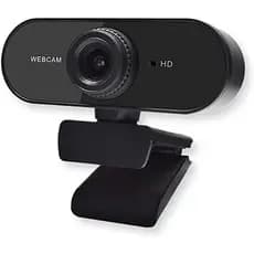 Webcam 1080P com Microfone, Full HD, com foco automático rotativo de 360º