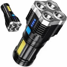 Lanterna LED Recarregável com Iluminação Super Brilhante 1PC