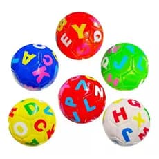 1 ou 2 Unidades Mini Bola de Futebol Letras Coloridas