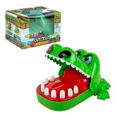 Brinquedo Infantil Jacaré Morde Dedo Crocodilo Dentista Novo