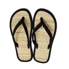 Chinelo De Palha Japonês Zori Conforto Todos Tipo de Pés cor Preto tamanho 35/36