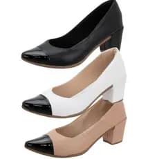 Scarpin Bico Fino Anna Karol  Salto Mary Jane