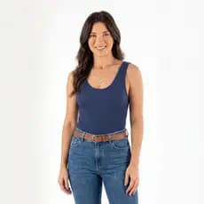 Maiô Body Feminino Regata CasuaSem Fecho Prático e Versátil para o Dia a Dia
