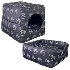 Cama Pet IGLU Caminha Para Cães e Gato 2 EM 1 TOCA G