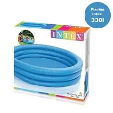 Piscina infantil Inflável Intex 330 Litros Azul Redonda 1,47cm Envio Imediato