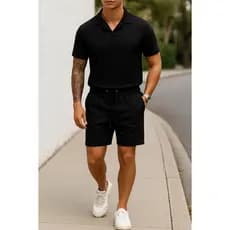 Bermuda Masculina Qualidade Premium Luxo Leve Respirável Praia Fitness Academia Casual