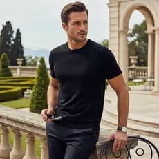 Camiseta Masculina Algodão Básica Premium