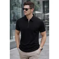 Camisa Polo Masculina Poliamida Premium Luxo Elegante