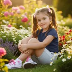 Conjunto Premium Camisa e Short Infantil Menina Algodão Cores