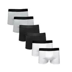 Cueca Infantil Masculina Boxer Kit 6 Peças Algodão Premium Menino Confortável Tam 01 à 10 anos