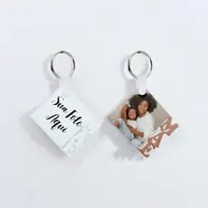Chaveiro Acrílico com Nome e Foto | Lembrancinha Personalizada para Família, Casal Amigos Namorados