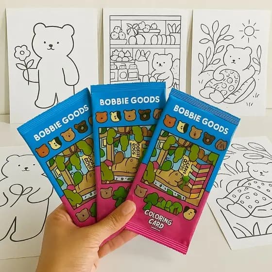 kit 3 Cards de Pintar  Infantil | Lembrancinha Criativa | Brinde Festa Escolar Colecionavel