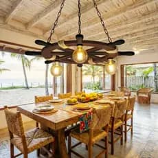 Lustre Luminária Pendente Roda Timão Rústico Víntage Veleiro Marina Casa De Praia Detalhe Sisal