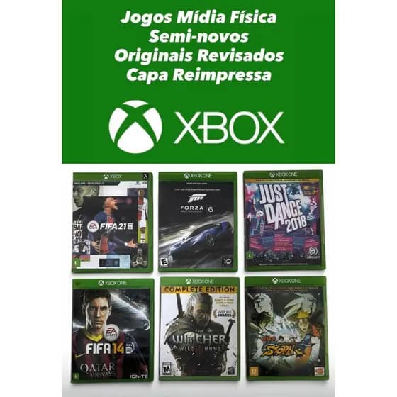 Jogos XBOX One Diversos Originais Encarte Reimpresso