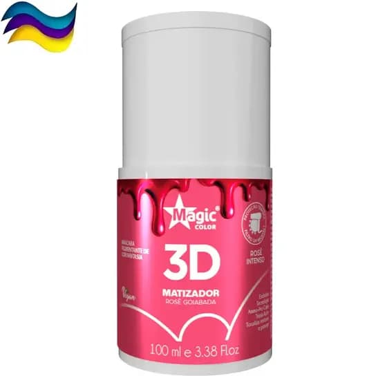 Magic Color Tonalizante Matizador Rosê Goiabada 100ml Máscara Pigmentadora Efeito Camaleão