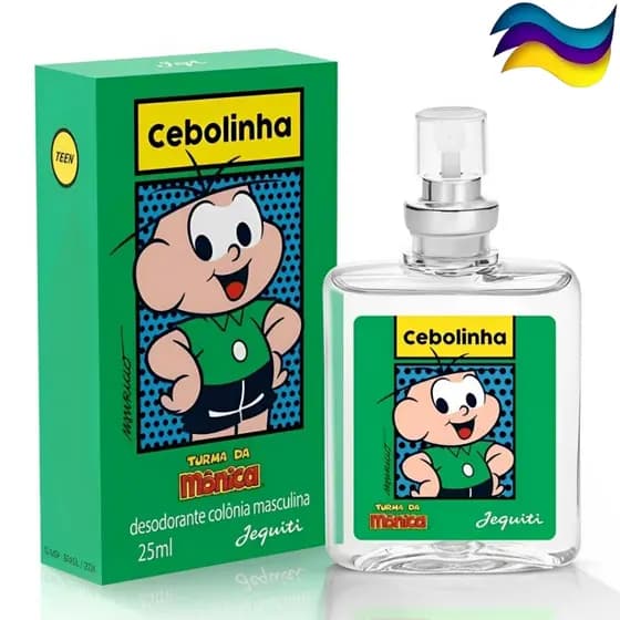 Perfume Cebolinha Desodorante Colônia Jequiti 25ml ou 50ml(Vidro) - Cítrico Bergamota Limão