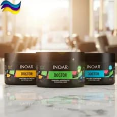 Cronograma Capilar Inoar Doctor 250g - Hidratação + Nutrição + Reconstrução - Máscaras Tratamento
