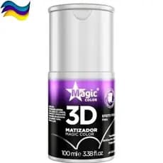 Magic Color Matizador Tradicional Efeito Prata 100ml Desamarelador Cabelos Loiros Descoloridos