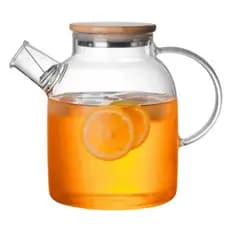 Jarra de Vidro com Tampa Hermética e Filtro Infusor de Inox 1,75L