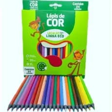 Lápis de Cor 24 Cores Léo e Leo lápis coloridos
