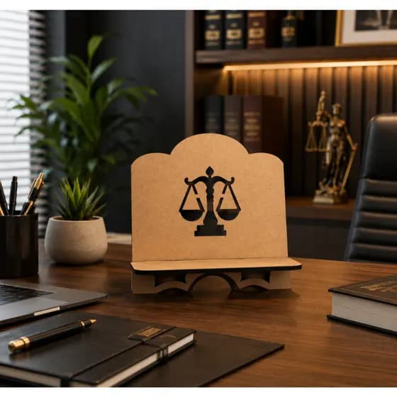 Suporte Vade Mecum em mdf cru 6 mm personalizado a laser