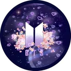 Painel Bts Jung Kook Redondo Tecido Com Elastico Festa 50x50