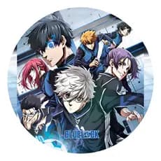 Painel Redondo 50x50 Com Elastico Anime Blue Lock
