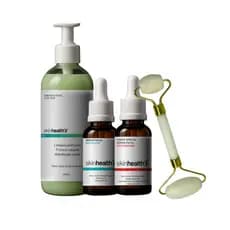 Kit Skin Care - Rejuvenescimento - Retinol, Hialurônico, Massageador Skinhealth