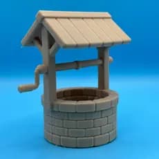Miniatura Poço dos Desejos de Conto de Fadas Impressão 3D Decoração Diorama Fantasia