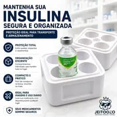 Porta Frasco Termolábil Organizador Geladeira 22mm Discreto etc.