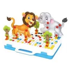 Blocos de montar Creative Portable Box 198 pecas - Steamtoy