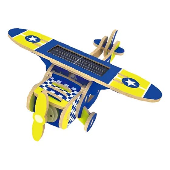 Brinquedo Criança Desafio 3d C/ Placa Solar Monoplane P210s